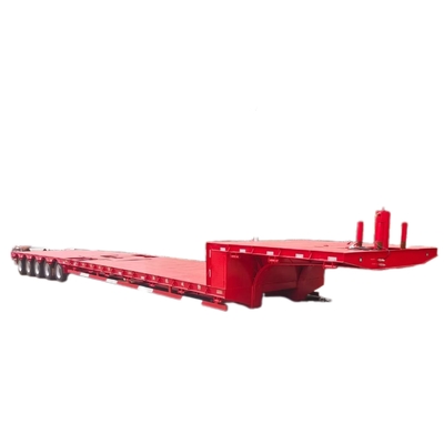CIMC Heavy Duty Semi-Trailer Lowboy con capacidad de carga 30T 100T 3 Ejes 4 Ejes