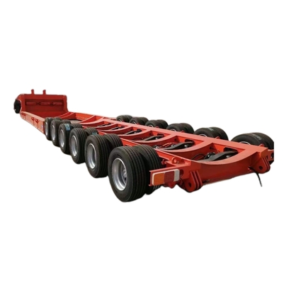 ICMC 3-Axis 60 T 80 120 toneladas de semirremolque de lecho bajo con tren de aterrizaje estándar de 28 toneladas