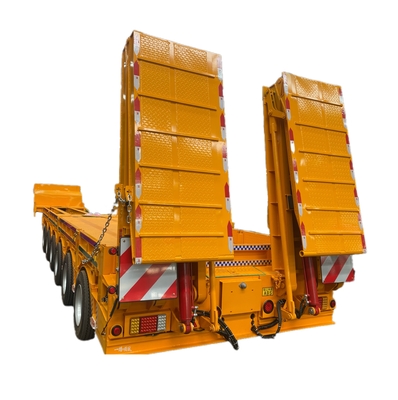 Semirremolque de baja capacidad de 6 ejes de 60-100 toneladas para el transporte de carga versátil
