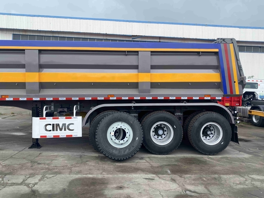CIMC Camión de tres ejes de alto rendimiento Semirremolque Camión de transporte de inventario