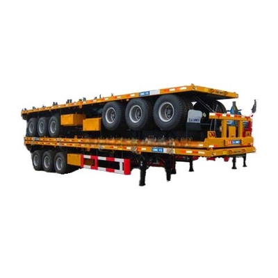 CIMC Precio más bajo utilizado 2 3 4 capacidad de eje 30 a 100t 20ft 45ft 40ft de venta en caliente camión de contenedores de semirremolque de cama plana