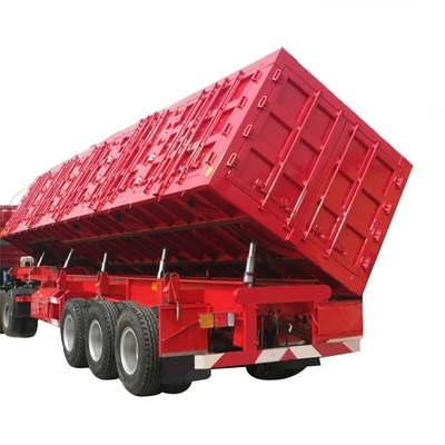 CIMC 40FT 3 peso del eje 8.5t 1300*2500mm suspensión mecánica de trabajo pesado 13pc resorte de hoja de pared semi remolque de remolque lateral
