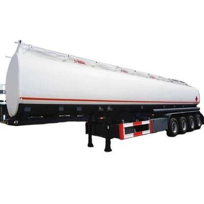 CIMC 4 ejes 54000litros 6 compartimentos transporte de acero carbono líquido químico petróleo procesamiento de alimentos aceite tanque de combustible remolque