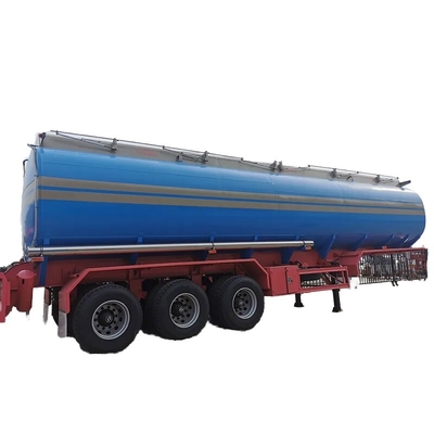 CIMC Q370R 13150*2500*4100mm 1 compartimiento 15000kgs Peso de carga 10 piezas de hojas de resorte 45CBM 3 Ejes transporte de GNL Tanque Semirremolque