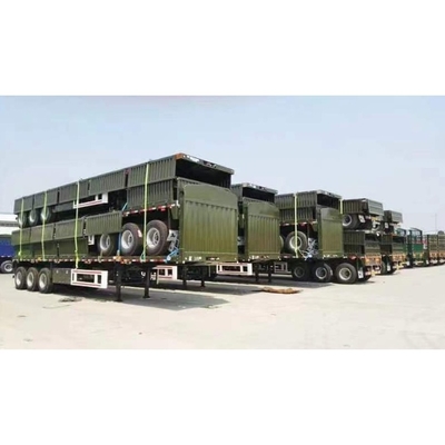 CIMC China señalización Semi remolque Crimen transporte camión remolque 100T cerca Semi remolque