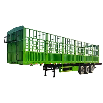 CIMC Factory Direct Fence Truck 3 Axle 40 Feet Sidewall Semi-remolque multipropósito de tipo de valla de carga remolque a granel