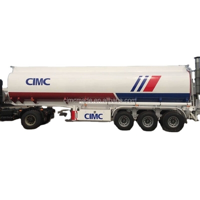 El último diseño de proceso de CIMC es un semirremolque de medio líquido de tres ejes hecho de acero de alta resistencia.