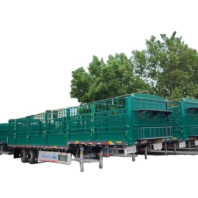 CIMC Camión de tres ejes de cercas de carga Semirremolque China Proveedor Ventas directas de cercas de semirremolques