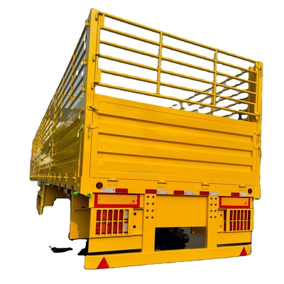 CIMC Gran Material Fábrica Directa de 3 ejes de cercas camión de carga semi remolque China Proveedor de ventas directas de cercas semi remolque