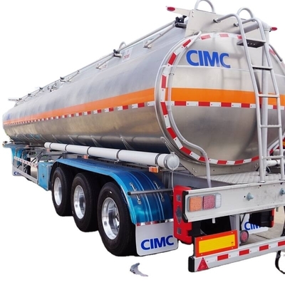 CIMC 33000 40000 45000 50000 60000 Litros 3 Ejes Combustible de aleación de aluminio Bencina gasolina Tanque de petróleo Cisterna Semirremolque en venta