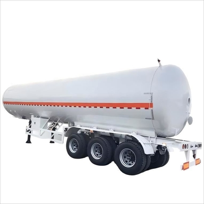 CIMC nuevo diseño de venta caliente 3 ejes de gas natural licuado camiones criogénicos para gasolinera de GNL nuevo diseño de gas cisterna