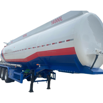 Cisterna de petróleo de 3 ejes semirremolque Cisterna de combustible / líquido semirremolque