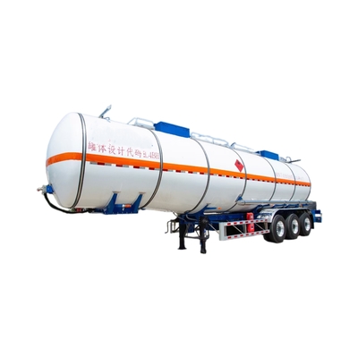 Semiremolque para camiones cisterna: diseñado para el transporte seguro y eficiente de combustible líquido y materiales peligrosos