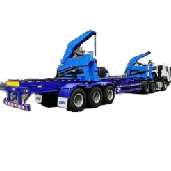 Cargador lateral Semi remolque optimizado para una carga e descarga de contenedores eficientes Mejora la estabilidad y la seguridad