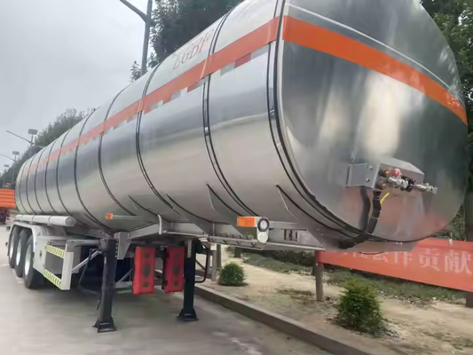 CIMC Aleación de aluminio multifunción de 3 ejes 25000-70000l Tanque de gasolina Tanque de combustible de aceite