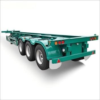 Transporte de contenedores de alta calidad con capacidad de carga pesada, remolque, esqueleto, partes