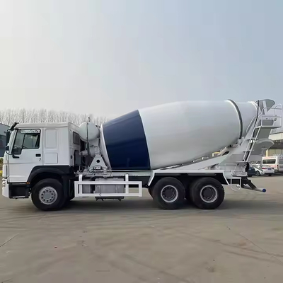 HOWO de segunda mano 340HP 2-25cbms 9630*2500*3998mm 16650kg camión mezclador de cemento y concreto