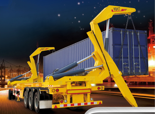 Cargador lateral Semirremolque optimizado para una carga de contenedores eficiente Descarga Mejora la estabilidad y la seguridad para la venta en África