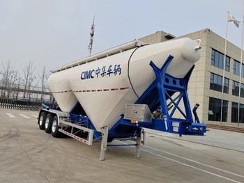 CIMC Último diseño de un remolque de tanque de harina a granel de alta resistencia para alimentos
