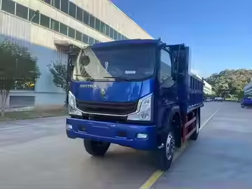 Acero de alta tracción personalizado Color opcional 6080*2320*2820mm LHD 4*12 Mini Tipper de camión