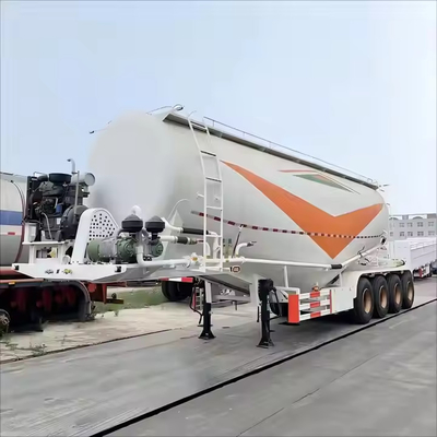 CIMC 3 Ejes 30 toneladas transporte de acero inoxidable harina de trigo carbono materiales en polvo camión triller
