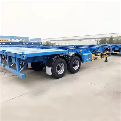 CIMC 2/3 Ejes Carga útil 40-45 toneladas Contenedores de 20/40 pies Chasis Esqueleto Tractor Semirremolque