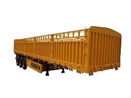 Semirremolque de cerca de alto rendimiento para el transporte seguro de animales de ganado y carga pesada