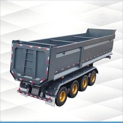 África camión de carga pesada semi-remolque: diseñado para el transporte eficiente y descarga de materiales a granel y desechos