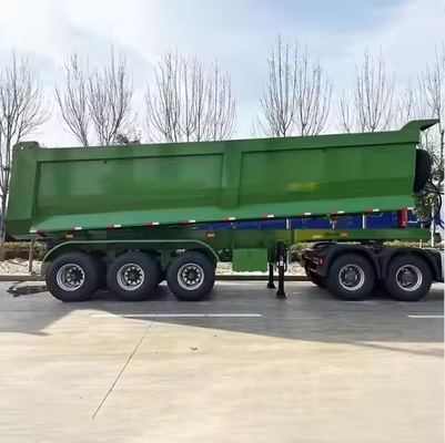 CIMC Transporte de transporte de minería de carga pesada personalizado Entrega camión descargable Semirremolque 40 metros cúbicos 3 ejes en forma de U camión descargable trasero