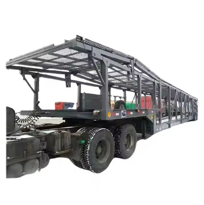 Tractor de carga pesada de 2 ejes 6-8 Car Car Carrier Truck Trailer de estilo europeo Tractor utilitario de carga de automóviles con suspensión neumática