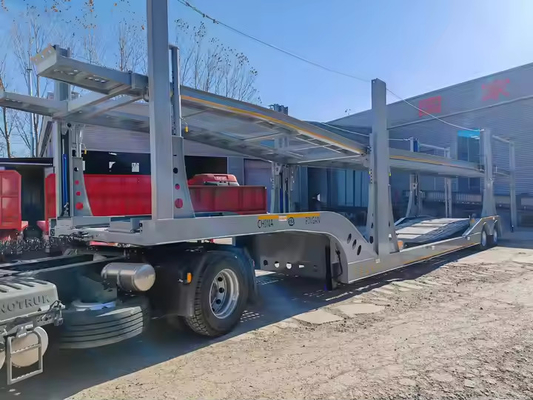 Nuevo camión de carga pesada de 2/ 3 ejes transporte de vehículos utilitarios semirremolque