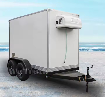 CIMC Apoyo estándar australiano Tamaño personalizado Sala de frío Sala de enfriamiento Congelador Refrigerador móvil Camiones remolque