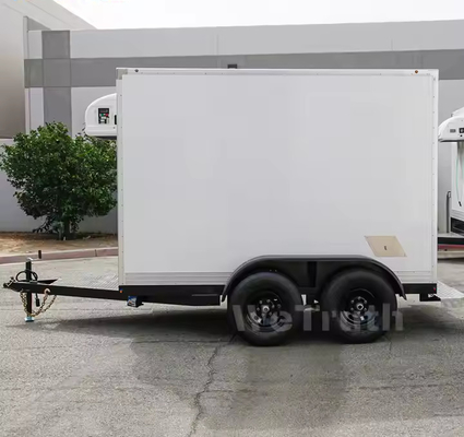 CIMC Pequeño móvil estándar australiano personalizado con cámara fría móvil almacenamiento de alimentos refrigerado en frío camión remolque
