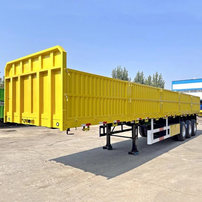 Contenedor de pared lateral de trabajo pesado mejorado Semirremolque Versátil Transporte de contenedores duradero y eficiente
