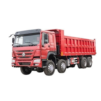 Usado Howo Marca 6x4 camión de descarga 375 caballos de fuerza transmisión manual Diesel combustible nueva condición para la construcción en África