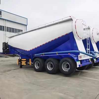3 ejes de alta calidad 28-60 toneladas Cementero a granel Cisterna Semi remolque Cementero Silo Semi remolque