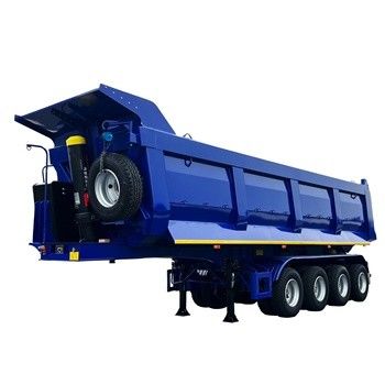 Remolque semirremolque volquete de servicio pesado para África, diseñado para el transporte y la descarga eficientes de materiales a granel y residuos