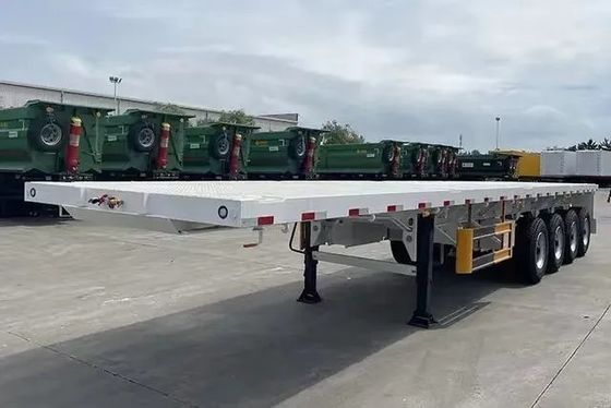 12 Semiremolque de cama plana de 30 a 100 toneladas y remolque de camión