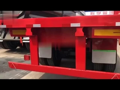 CIMC 2/3/4 Ejes 12m-14m 40-100t África Transporte de contenedores de carga Semi remolque de cama plana